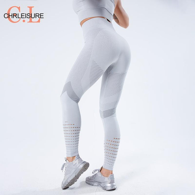 CHRLEISURE Women Legging Fitness Push Up Legging Seamless High Waist Workout Leggins Mujer 2020 New Gym Seamless Legins Women