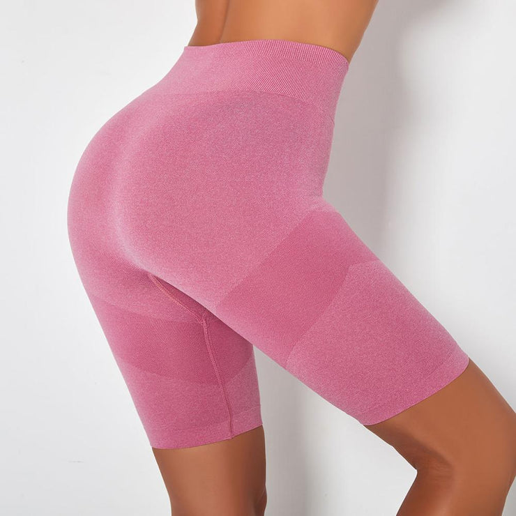 High Waist Yoga Shorts Women Gym Fitness Push Up Seamless Legging Running Workout Squat Proof Training Short pants Sport Bottoms