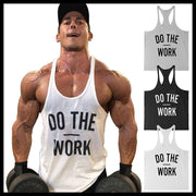 Men Muscle Gyms Workout Tank Tops Bodybuilding Y Back Sleeveless Vest Stringer Singlets Shirt Musclewear