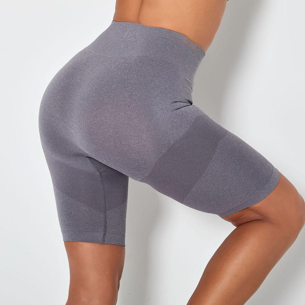 High Waist Yoga Shorts Women Gym Fitness Push Up Seamless Legging Running Workout Squat Proof Training Short pants Sport Bottoms