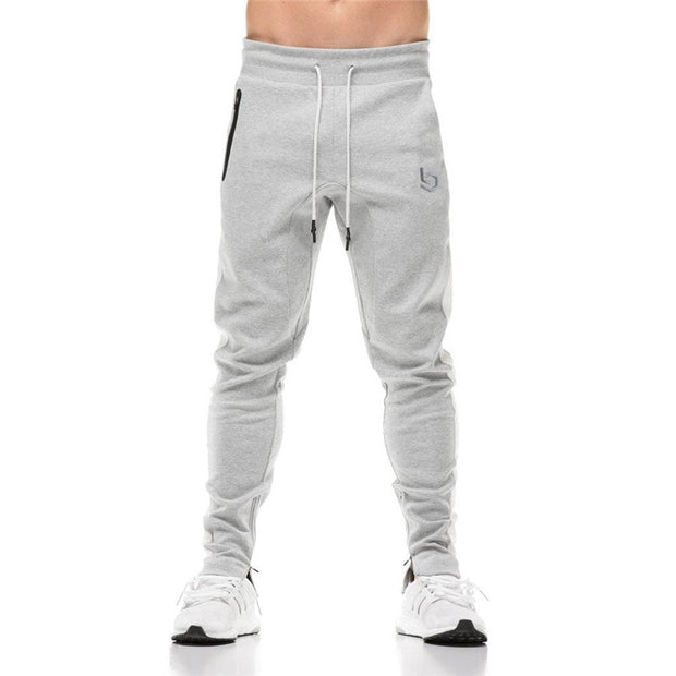 2019 Cotton Men Jogger sportswear Pants Casual Elastic cotton Mens Fitness Workout Pants skinny Sweatpants Trousers Jogger Pants