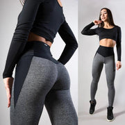 Star Fit Patchwork Workout Leggings