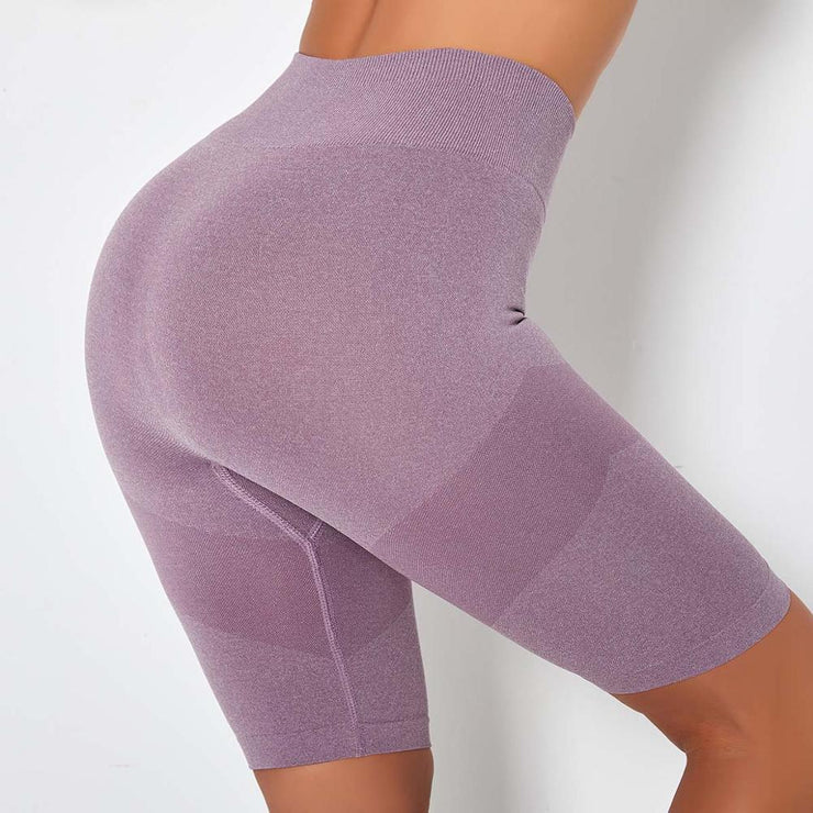 High Waist Yoga Shorts Women Gym Fitness Push Up Seamless Legging Running Workout Squat Proof Training Short pants Sport Bottoms